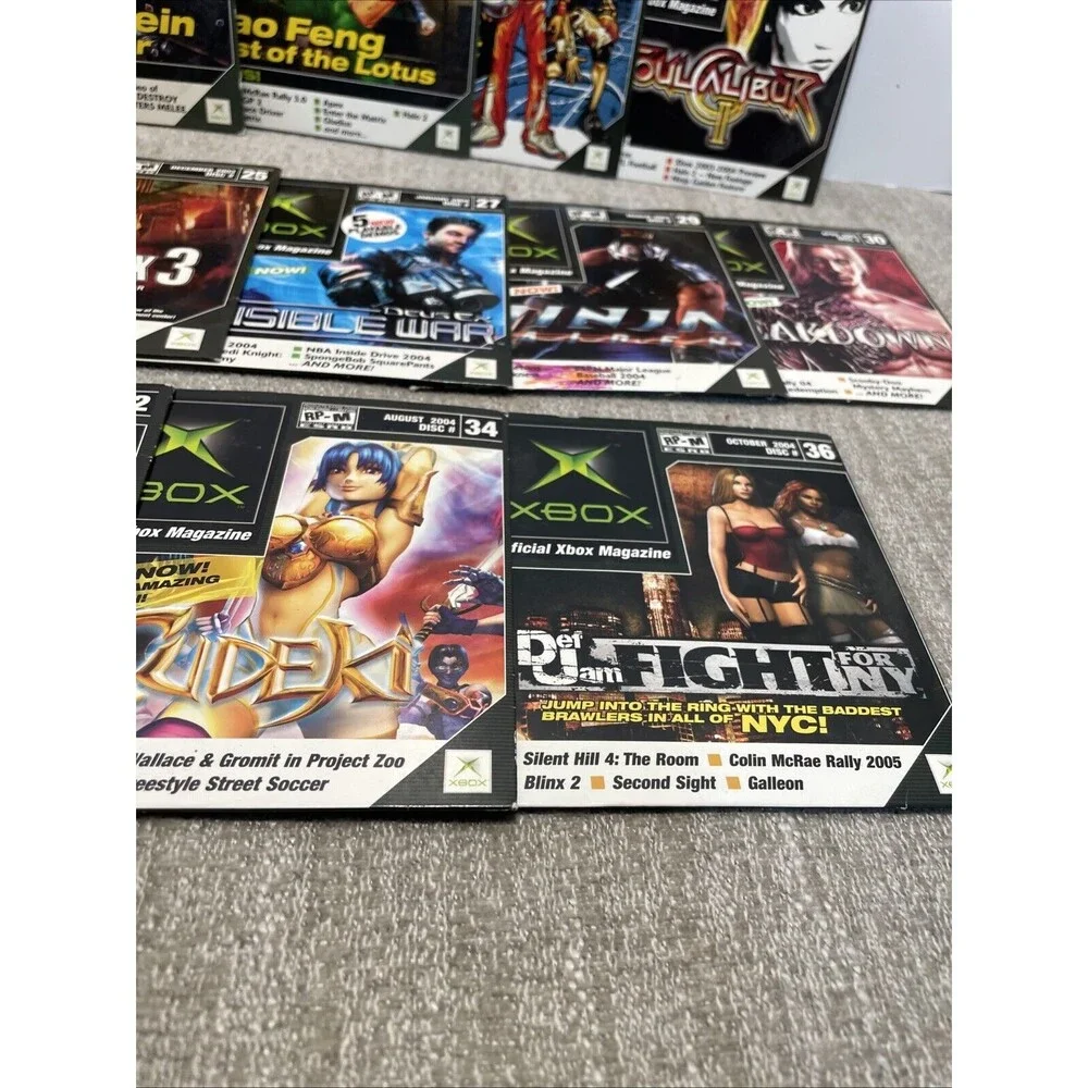 Official Xbox Magazine Lot of 15 Game Demo Discs